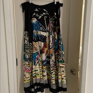 Vintage Aztec Maxi Skirt.